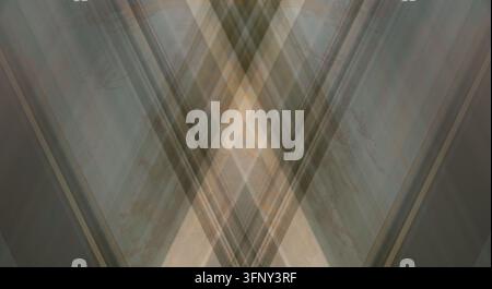 Minimalist layered transparency design featuring intersecting geometric shapes. Stock Photo