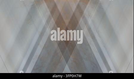 Minimalist abstract composition featuring intersecting triangular shapes with gradient overlay,. Stock Photo