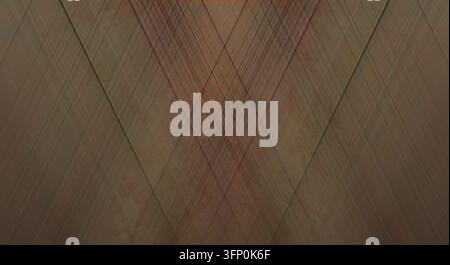 Minimalist woven texture featuring intersecting diamond shapes. Stock Photo