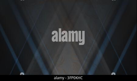 Minimalist abstract design featuring intersecting geometric shapes. Stock Photo