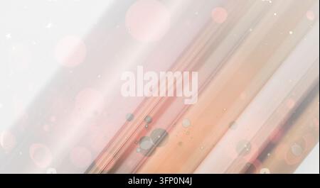 Minimalist light flare composition. Stock Photo