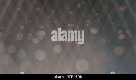 Dark gradient background showcasing glowing bokeh spots behind intersecting diagonal structural lines for a modern feel. Stock Photo