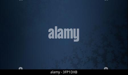 A dark blue abstract background with a subtle distressed texture for design. Stock Photo