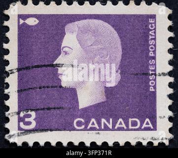 Chiang Mai, Thailand: Used British 4d Christmas postage stamp 1969 ...