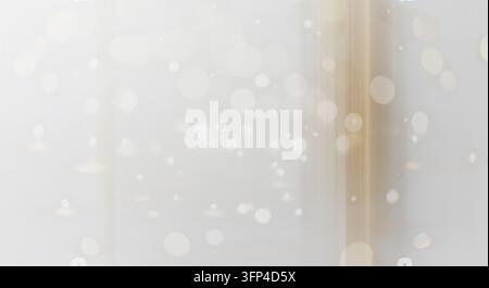 Minimalist abstract background featuring subtle light bokeh and sparkles. Stock Photo
