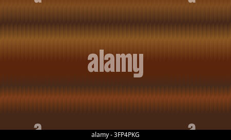 Abstract plastic surface with vertical lines in brown shades, showing texture and smooth color transition with gradient. Stock Vector