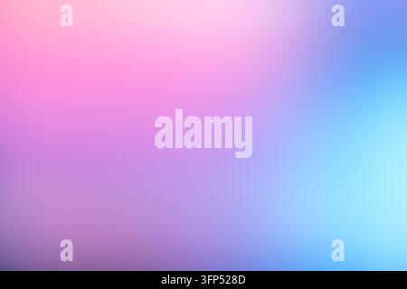 Abstract pastel pink, purple, and blue blurred background with soft light gradient   Soft focus colorful bokeh background in neon pink, violet, and sk Stock Photo