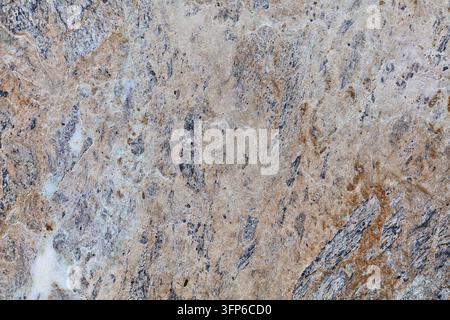 Marble texture background. Blue orange breccia marble or serpentinite stone surface backdrop. Stock Photo