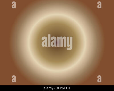 Brown and gold radial gradient, blurred effect, abstract background, smooth color transition. Stock Vector