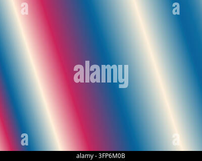Vibrant abstract background with pink, blue and white diagonal gradient, smooth color transition. Stock Vector