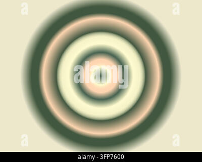 Gentle pastel gradient in concentric circles, subtle color transitions, calm and soothing abstract background. Stock Vector