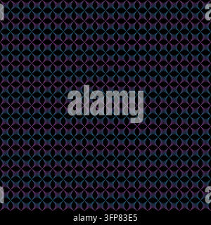 Geometric Patterns: Exploring Intricate Designs and Color Harmony in Visual Art Stock Vector