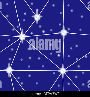 Abstract digital blue and white pattern Stock Vector