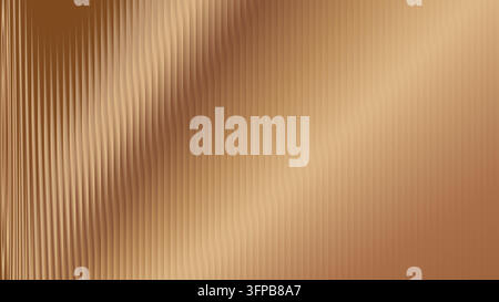 Elegant light bronze background featuring soft vertical waves and smooth metallic gradients creating sophisticated style. Stock Vector