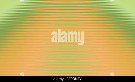 Soft green and orange gradient background featuring fine horizontal ripples creating subtle repeating line wave texture. Stock Vector