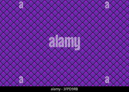 Dark Purple Quilted Diamond Texture Background Luxury Velvet Geometric Pattern Stock Vector