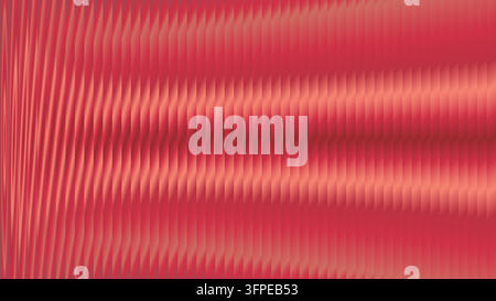 Abstract background features vertical stripes in shades of red, with a smooth wavy texture providing a dynamic and artistic visual. Stock Vector