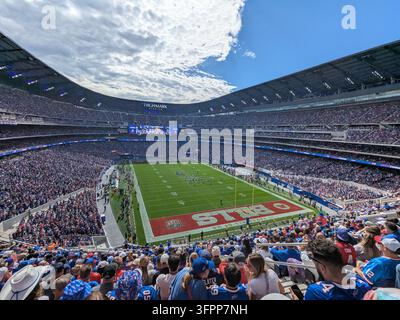 Football fans watch an NFL football game at Acrisure Stadium between ...