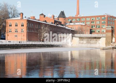 Tampella District, located in northern part of Tampere city centre. Stock Photo