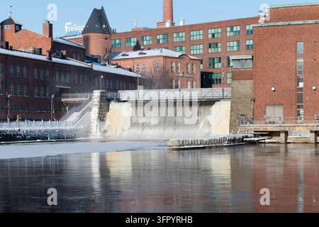 Tampella District, located in northern part of Tampere city centre. Stock Photo
