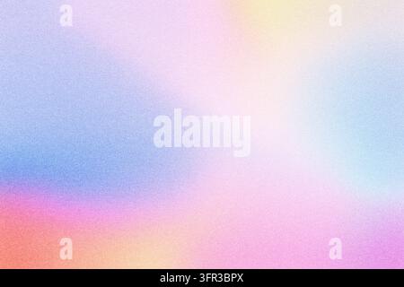 Smooth gradient shifting colors creating soft, blurry background with noise Stock Photo