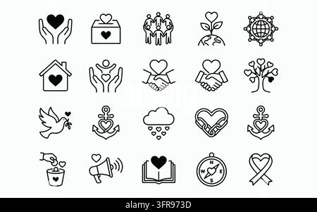 Shield icons set featuring check marks and padlocks for secure data protection Stock Vector