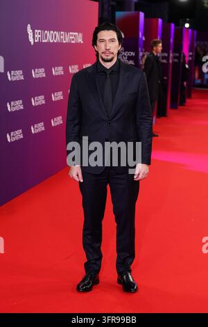 Adam Driver attends the premiere of 'Paper Tiger' during the 70th BFI ...