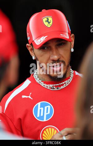 450 Hamilton Rd Lewis Hamilton (GBR) Scuderia Ferrari on the drivers' parade.11.10.2026 ...