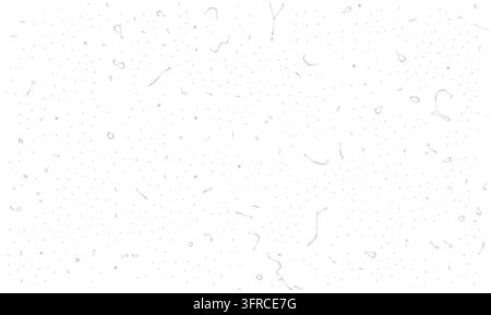 Monochrome vector particle backgrounds with fine gray dots, speckles and abstract network textures on white. Stock Vector