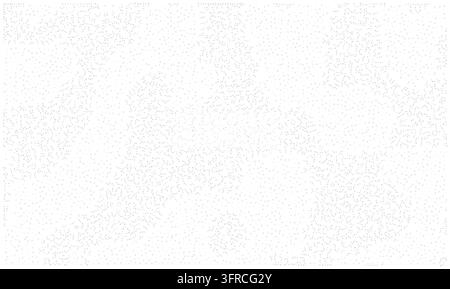 Monochrome vector particle backgrounds with fine gray dots, speckles and abstract network textures on white. Stock Vector