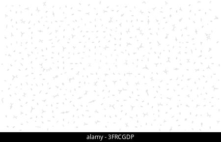 Monochrome vector particle backgrounds with fine gray dots, speckles and abstract network textures on white. Stock Vector