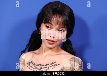 WEST HOLLYWOOD, LOS ANGELES, CALIFORNIA, USA - OCTOBER 10: Bella Poarch arrives at MISTR's 2nd Annual National PrEP Day Celebration held at The Abbey Food and Bar on October 10, 2026 in West Hollywood, Los Angeles, California, United States. (Photo by Xavier Collin/Image Press Agency) Stock Photo