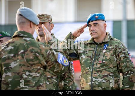 Lt. Col. Danilo Kilnar, commander of the Kosovo Force (KFOR) Regional ...