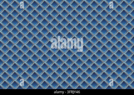 3D Geometric Diamond Grid Blue Background Abstract Polygon Pattern and Modern Digital Textu Stock Vector