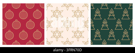 Pattern christmas seamless Stock Vector
