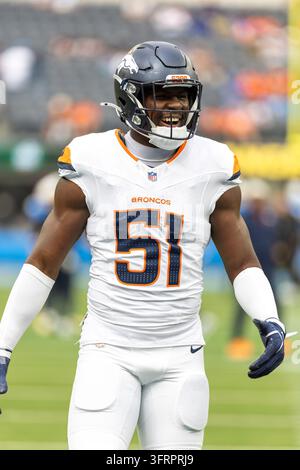 Christian Ringo Nfl Denver Broncos linebacker Que Robinson (51) against the Arizona ...