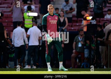 Andriy Lunin seen during LaLiga EA SPORTS 2026 2027 game between teams ...