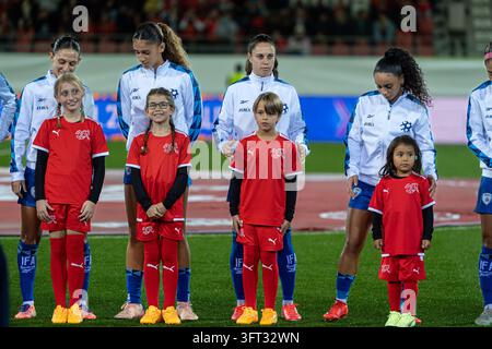 SION, SWITZERLAND - OCTOBER 13: Israel 11 photo during the FIFA Women´s ...