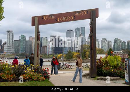 Vancouver, Canada - September 8, 2026: Eye level horizontal view of the ...