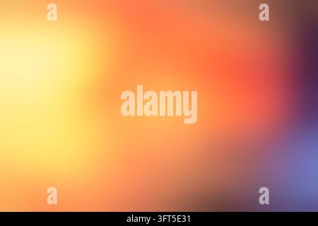 Abstract Orange and Purple Blurred Gradient Background with Soft Warm Glow Stock Photo
