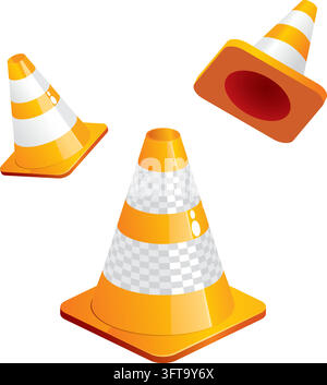Collect traffic icon, element for design, vector illustration Stock Vector