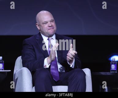 Adam Telle, Acting Secretary of the Army, speaks at the opening ...