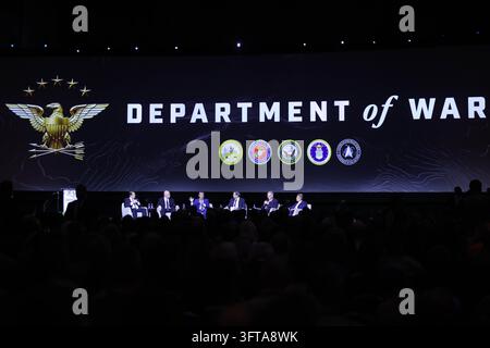Adam Telle, Acting Secretary of the Army, speaks at the opening ...