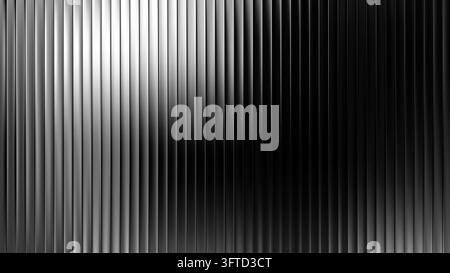 Black glass gradient for bg ribbed background and abstract effect texture. Fractal red pattern for wave corrugated metal and blue panel transparent. L Stock Vector