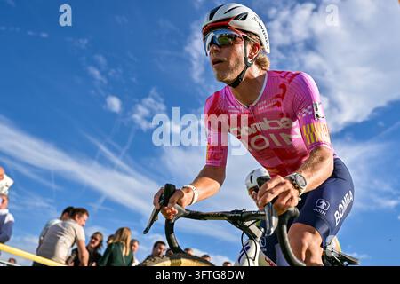 Competitive Advertising Stage Example Netherlands' Mees Hendrikx pictured in action during the men's elite ...