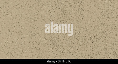 Texture pattern with brown grunge specks over beige concrete. Scattered fragments fill backdrop like polished terrazzo stone. Use this texture effect Stock Vector