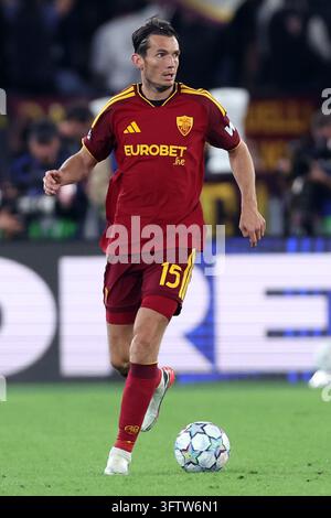 Match Real Marten de Roon of AS Roma in action during the Serie A Enilive match ...