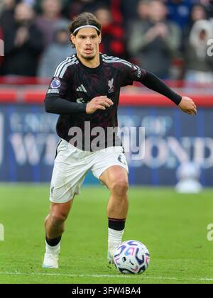 Liverpool, UK. 17th Oct, 2026. Kiernan Dewsbury-Hall of Everton in the ...
