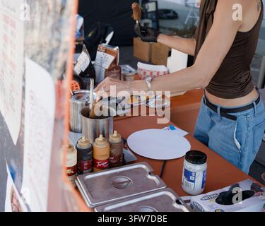 San Francisco, USA. 20th Oct 2026. Boxes and unsold items from a recent ...