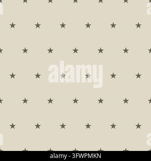 Star Seamless Pattern Design Vector Stock Vector